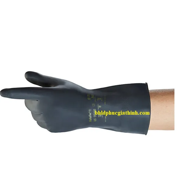 Găng tay cao su tự nhiên Ansell Alphatec 87-118 chống dầu chống hoá chất và axit