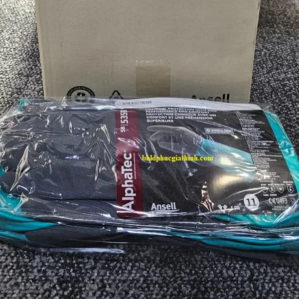 Găng tay chống hoá chất chống tĩnh điện Ansell Alphatec 58-535B