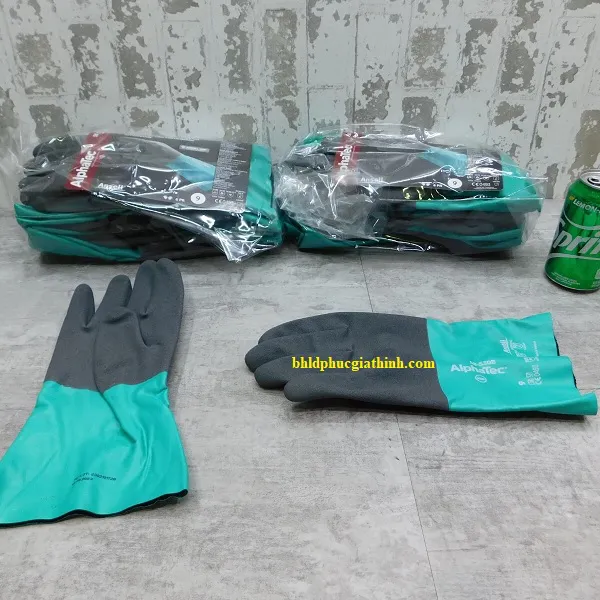 Găng tay chống hoá chất chống tĩnh điện Ansell Alphatec 58-535B