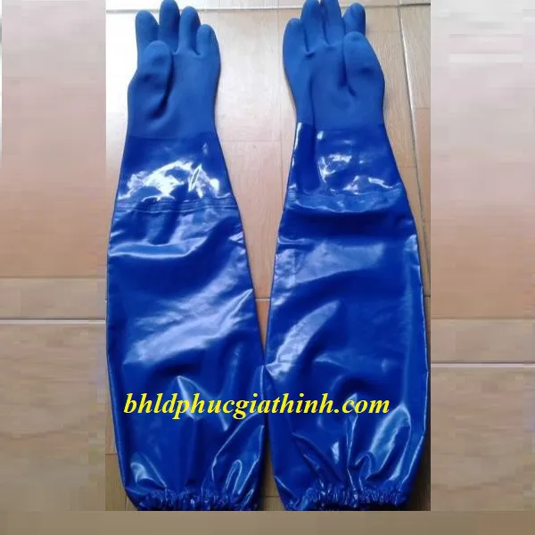 GĂNG TAY CHỐNG HOÁ CHẤT DELTA PLUS VE766 DÀI 62CM