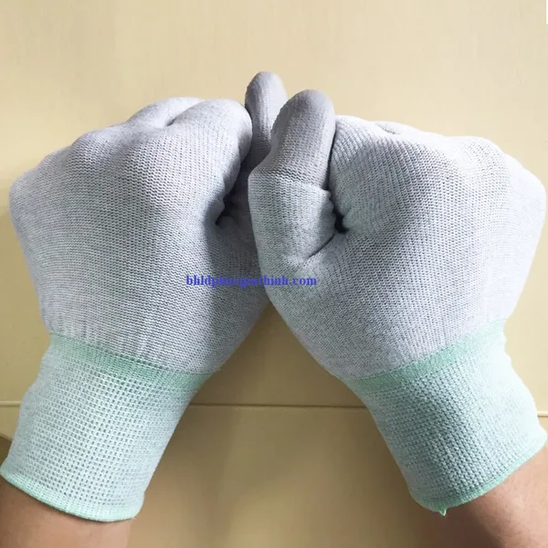 Găng tay sợi Carbon chống tĩnh điện phủ ngón BA2305DF