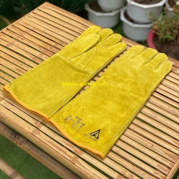 Găng tay da hàn Ansell ActivArmr™ 43-216 chính hãng – Chịu nhiệt cao