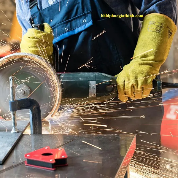 Găng tay da hàn Ansell ActivArmr™ 43-216 chính hãng – Chịu nhiệt cao