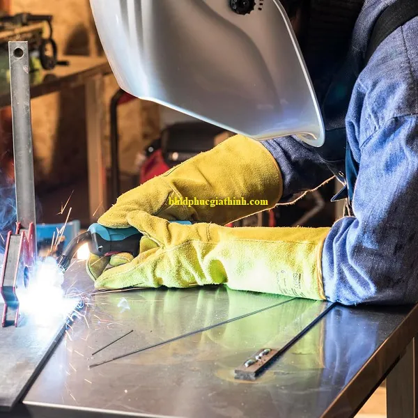 Găng tay da hàn Ansell ActivArmr™ 43-216 chính hãng – Chịu nhiệt cao