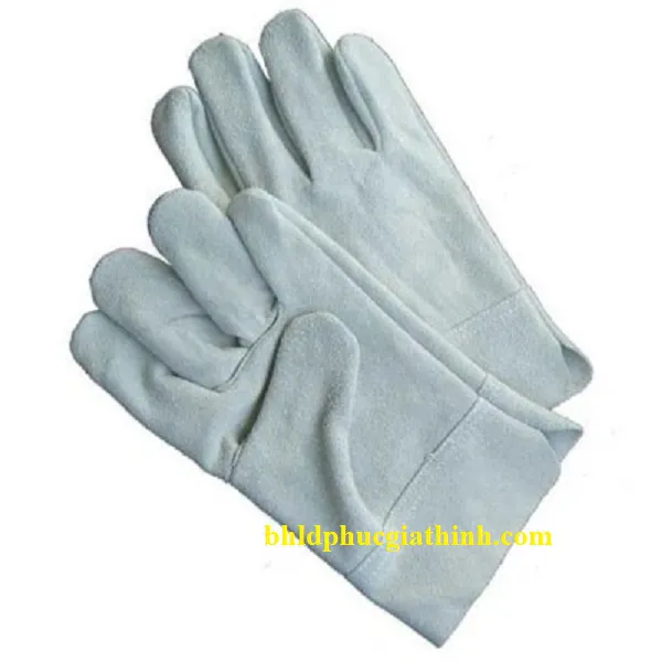 Găng tay Da Hàn ngắn 1 lớp dùng trong cơ khí