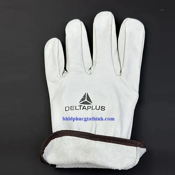 Găng tay da hàn TIG chất liệu da bò dùng trong cơ khí Delta Plus FBN49