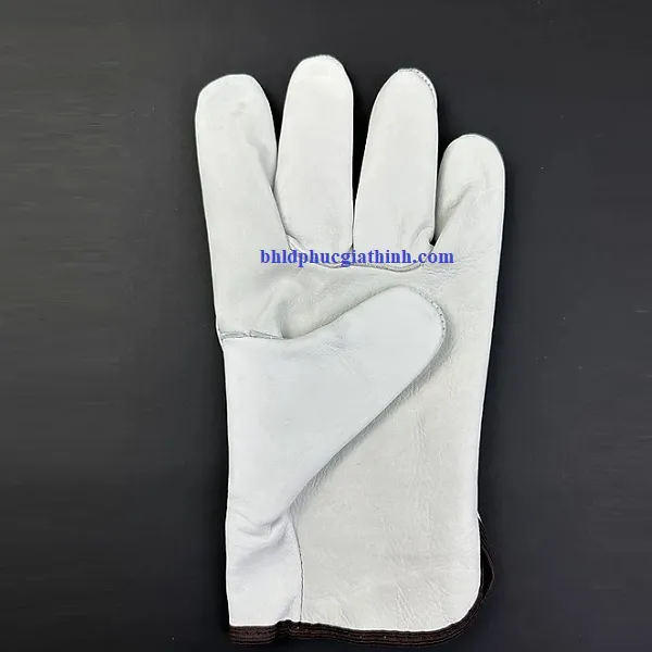 Găng tay da hàn TIG chất liệu da bò dùng trong cơ khí Delta Plus FBN49