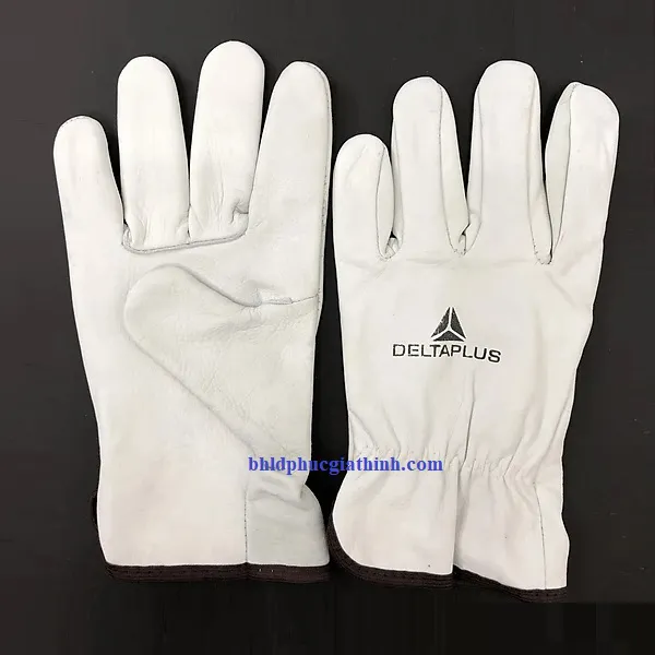 Găng tay da hàn TIG chất liệu da bò dùng trong cơ khí Delta Plus FBN49