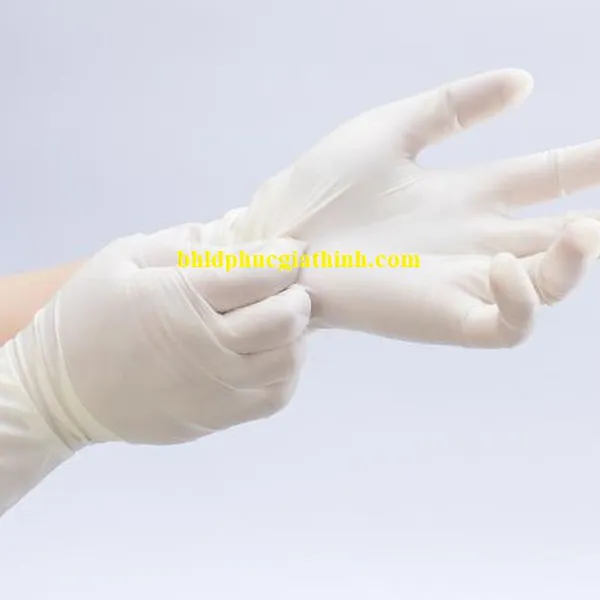 Găng tay chất liệu Nitrile dùng trong phòng sạch Cyber Clean dài 30cm thương hiệu Top Glove