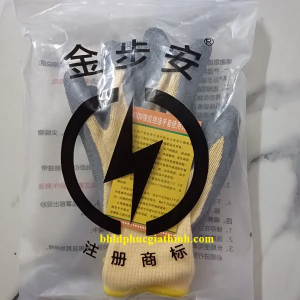 Găng tay phủ cao su cách điện 400V