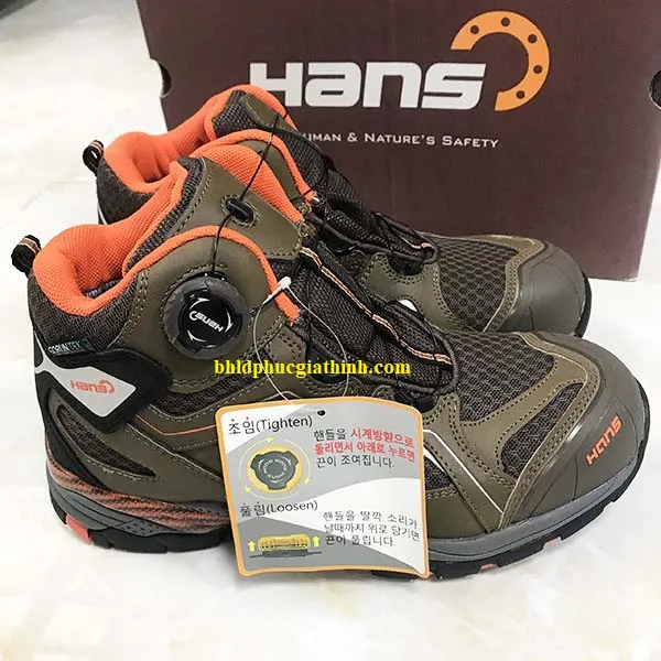 Giày bảo hộ cổ cao cách điện 14KV Hans HS-78 Davinch 6 Hàn Quốc
