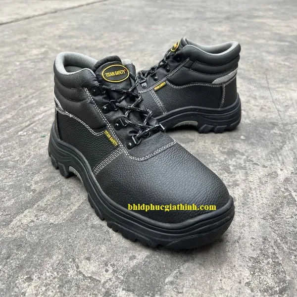 Giày bảo hộ cao cổ đế chịu nhiệt 300 độ Titan Safety Cronus Mid