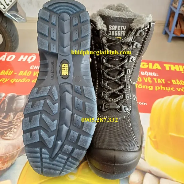 Giày bảo hộ cao cổ dùng trong kho lạnh Jogger Nordic chịu được nhiệt độ âm 17 độ trong 30 phút
