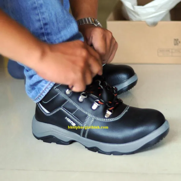 Giày bảo hộ cao cổ Hans HS-55 tiêu chuẩn KCS Hàn Quốc