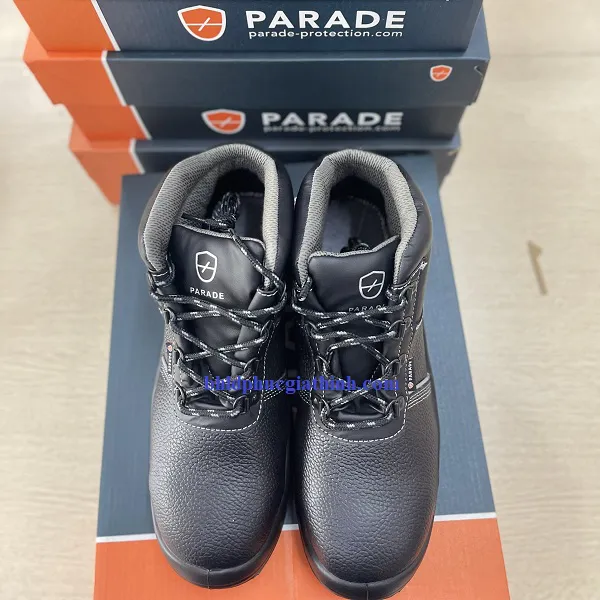 Giày bảo hộ cổ cao chống đinh và chống va đập AVONO thương hiệu PARADE của Pháp