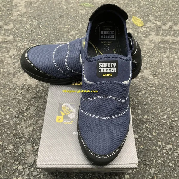 Giày bảo hộ không buộc dây siêu nhẹ có phản quang Jogger YuKon S1P