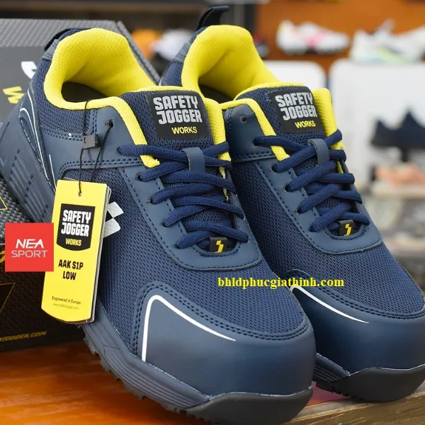 Giày bảo hộ không chứa kim loại chống tĩnh điện Jogger AAK S1P siêu nhẹ