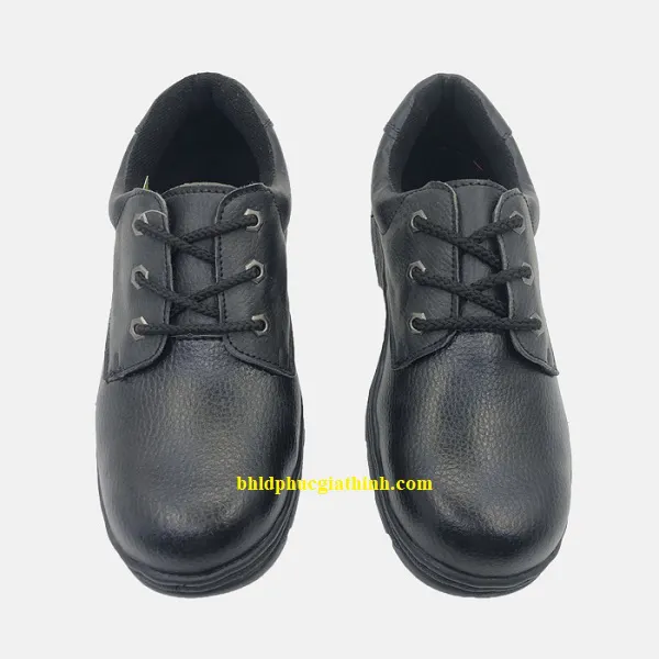 Giày bảo hộ đế đen chỉ đen mũi sắt đế sắt XP BH08-1 giá rẻ
