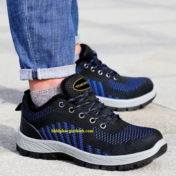 Giày bảo hộ thoáng khí siêu nhẹ cách điện 6KV Titan Safety Elan S1P
