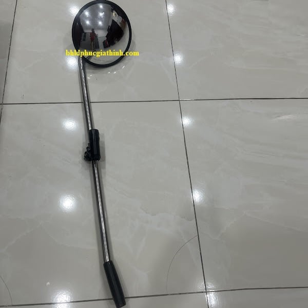 Gương cầu lồi soi kiểm tra thiết bị phi 21cm tay cầm dài 97cm