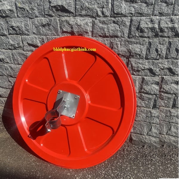 Gương cầu lồi giao thông bằng nhựa D120cm có mái che