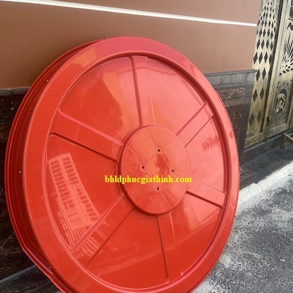 Gương cầu lồi giao thông bằng nhựa D120cm có mái che