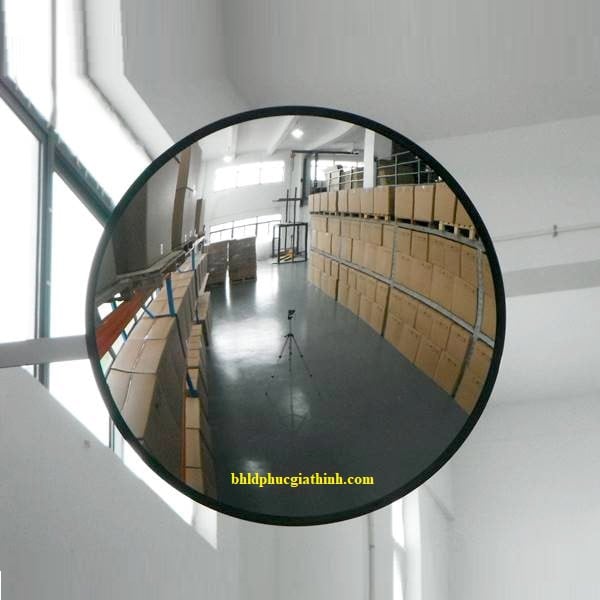 Gương cầu lồi giao thông bằng nhựa D80cm màu đen