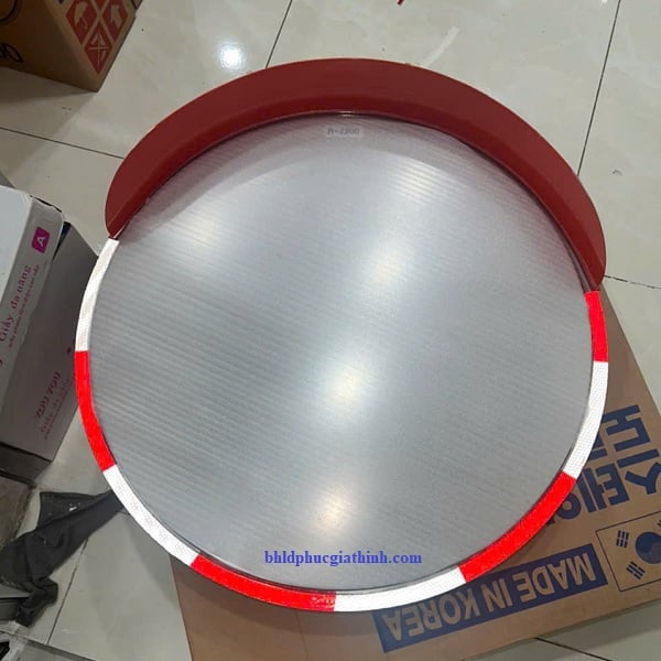 Gương cầu lồi Inox 304 có viền phản quang