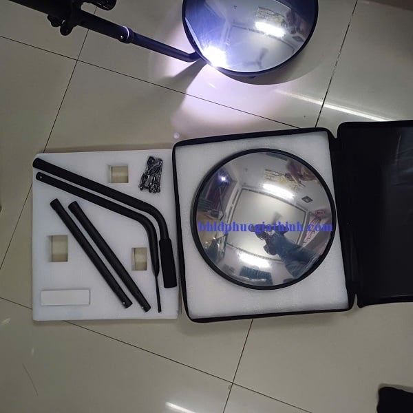 Gương cầu lồi kiểm định soi gầm ô tô chất liệu nhựa ABS cao cấp D300mm