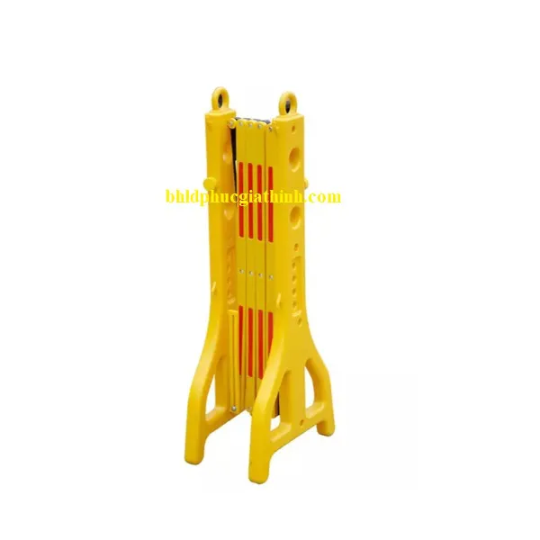 Hàng rào chắn bằng nhựa di động xếp gọn có phản quang