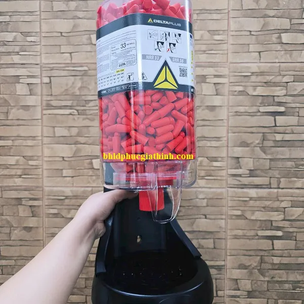 Hộp đựng nút tai chống ồn Delta Plus Conic Display có sẵn 500 cặp nút tai Conic 500