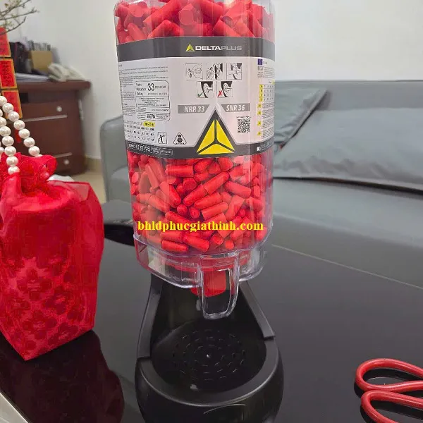 Hộp đựng nút tai chống ồn Delta Plus Conic Display có sẵn 500 cặp nút tai Conic 500