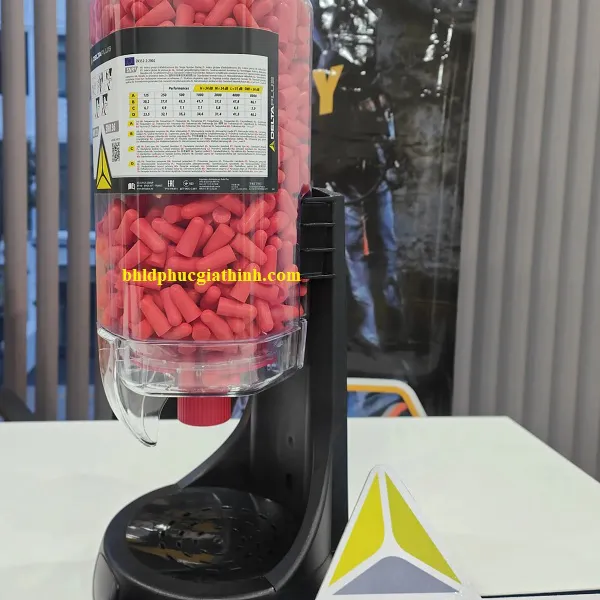 Hộp đựng nút tai chống ồn Delta Plus Conic Display có sẵn 500 cặp nút tai Conic 500