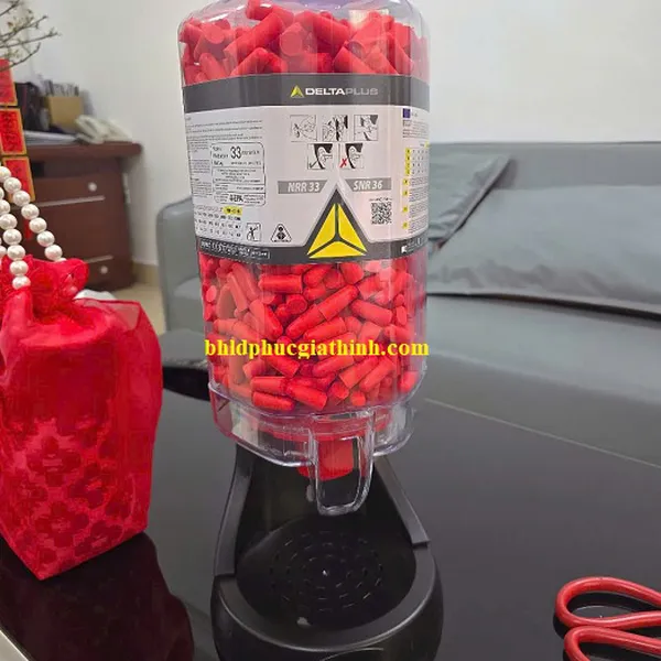 Hộp đựng nút tai chống ồn Delta Plus Conic Display có sẵn 500 cặp nút tai Conic 500