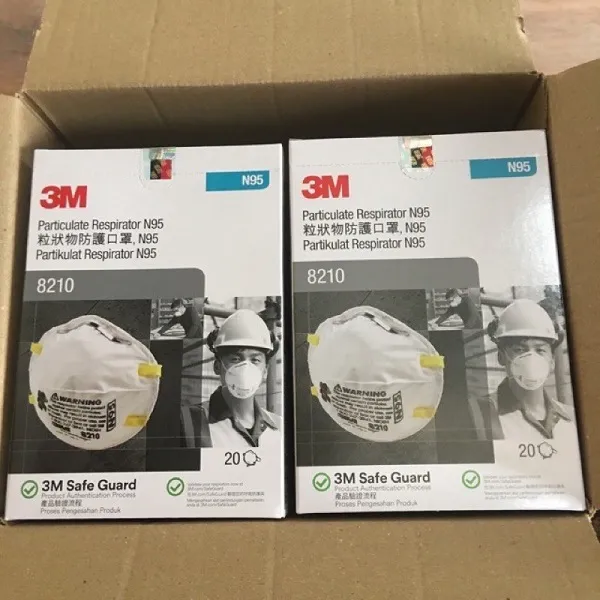 Khẩu trang phòng độc 3M 8210 N95 dùng một lần
