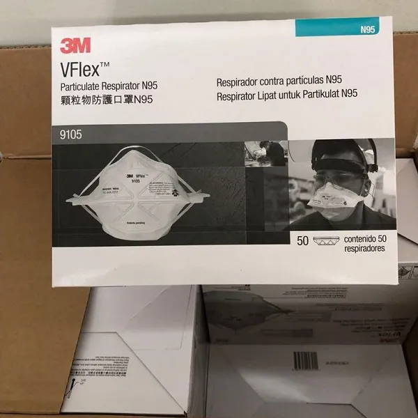 Khẩu trang 3M VFlex 9105 N95 chống bụi và virus chính hãng