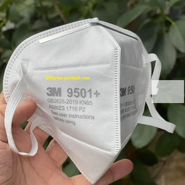 Khẩu trang 3M 9501+ KN95 chính hãng lọc bụi mịn và vi khuẩn 95%