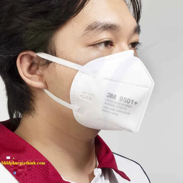 Khẩu trang 3M 9501+ KN95 chính hãng lọc bụi mịn và vi khuẩn 95%