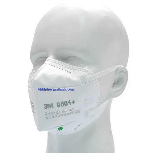 Khẩu trang 3M 9501+ KN95 chính hãng lọc bụi mịn và vi khuẩn 95%