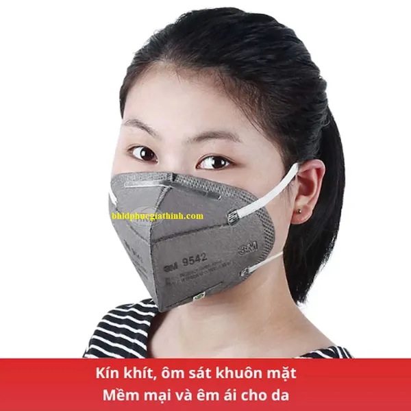 Khẩu trang than hoạt tính 3M 9542 KN95 chính hãng