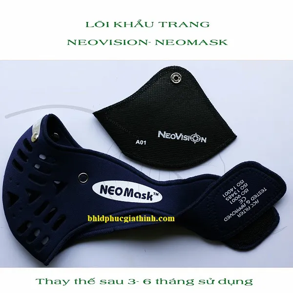 Khẩu trang than hoạt tính cao cấp NeoMask NM lọc khuẩn 99% thương hiệu NeoVision