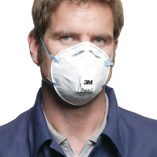 Khẩu trang lọc bụi kháng khuẩn có van thở 3M 8822 tiêu chuẩn FFP2