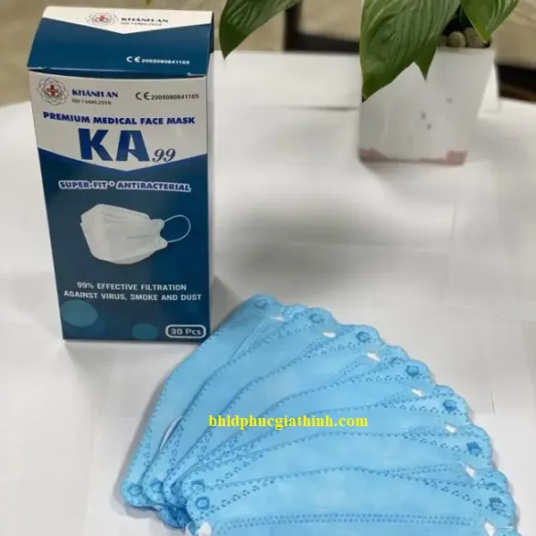 Khẩu trang y tế 4D 4 lớp KA99 Khánh An lọc khuẩn 99%