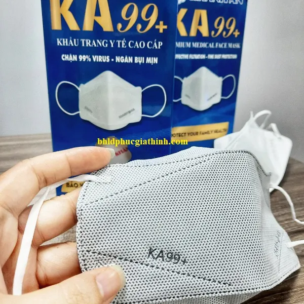 Khẩu trang y tế 4D 4 lớp KA99 Khánh An lọc khuẩn 99%