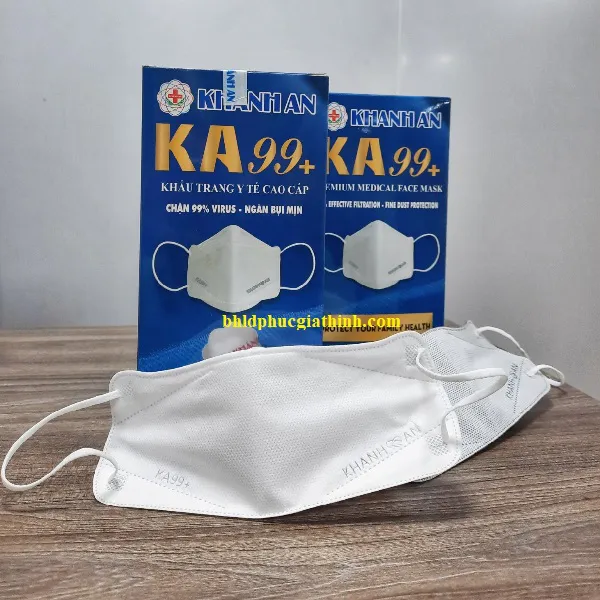 Khẩu trang y tế 4D 4 lớp KA99 Khánh An lọc khuẩn 99%