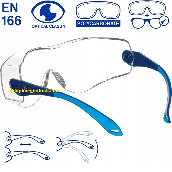 Kính bảo hộ chống hoá chất Draeger X-pect 8120 dùng được với kính cận