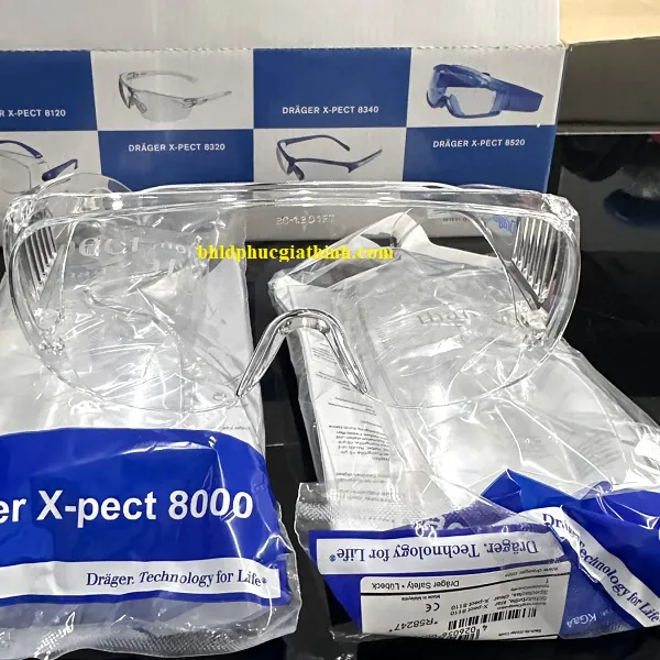 Kính bảo hộ chống tia cực tím Draeger X-pect 8110 dùng chung được với kính cận