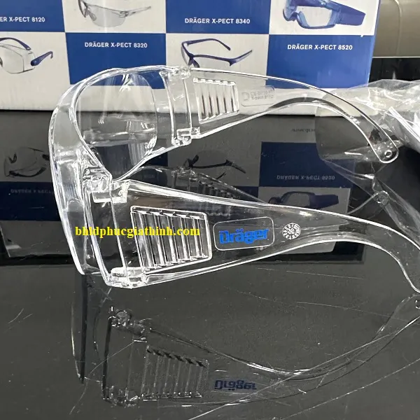 Kính bảo hộ chống tia cực tím Draeger X-pect 8110 dùng chung được với kính cận