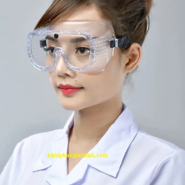 Kính bảo hộ Đài Loan che kín mắt chống bụi và hơi hoá chất nhẹ JG101