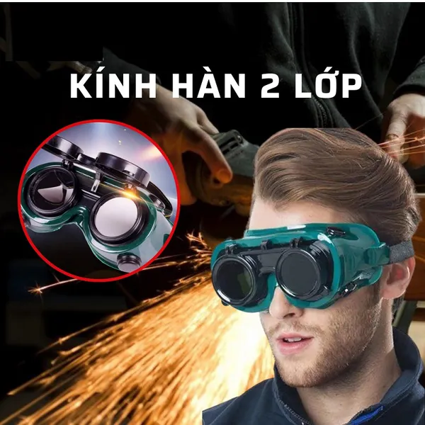Kính bảo hộ hàn chì Đài Loan Blue Eagle GW250